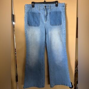 Time & Tru Bootcut High Rise Jeans, size 18